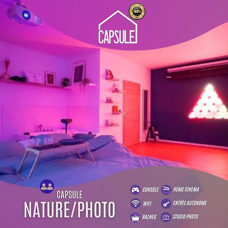 Capsule Nature & Photos - Jacuzzi - Netflix & Home Cinema - Ps5 & Jeu Thun-Saint-Martin Luaran gambar