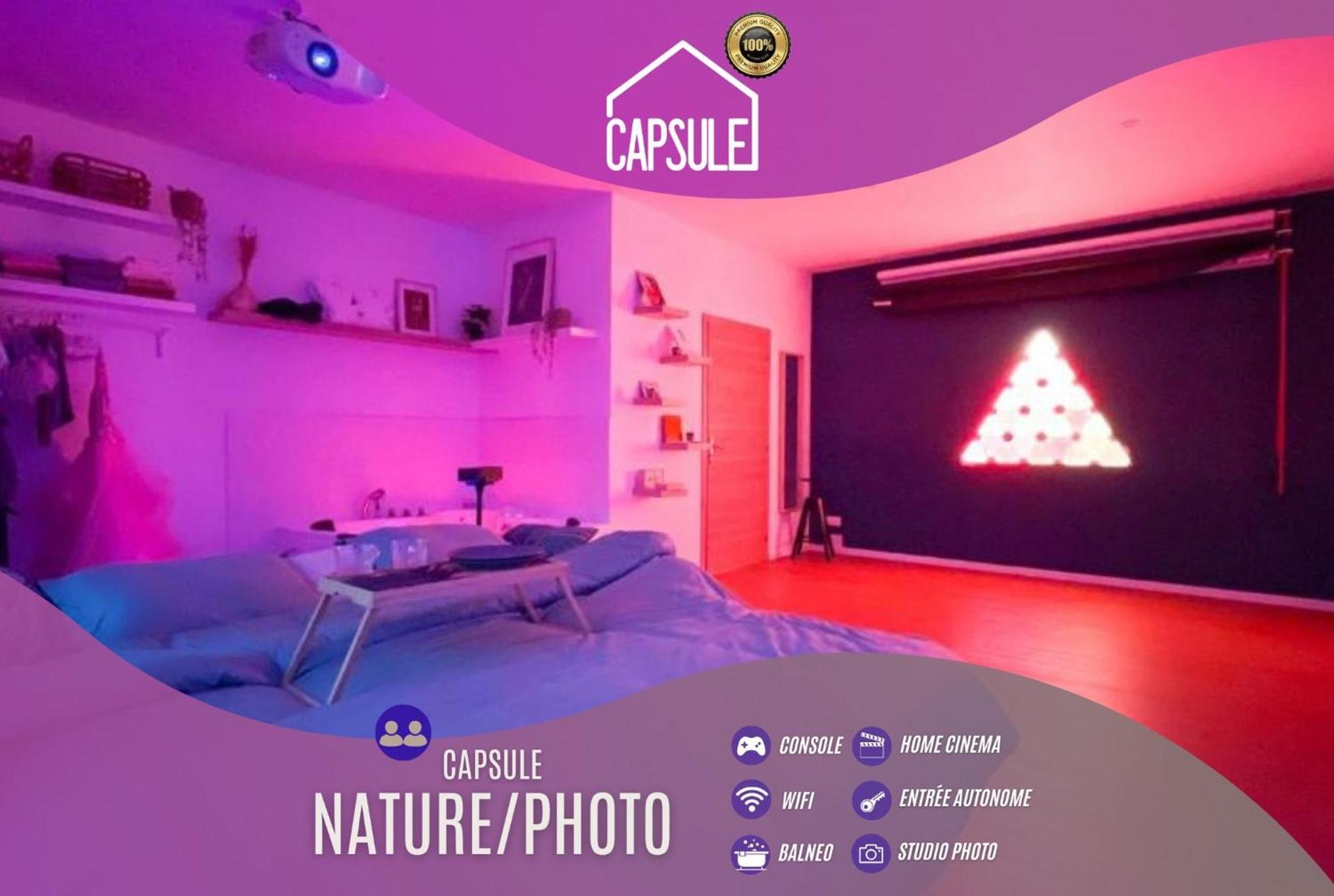 Capsule Nature & Photos - Jacuzzi - Netflix & Home Cinema - Ps5 & Jeu Thun-Saint-Martin Luaran gambar